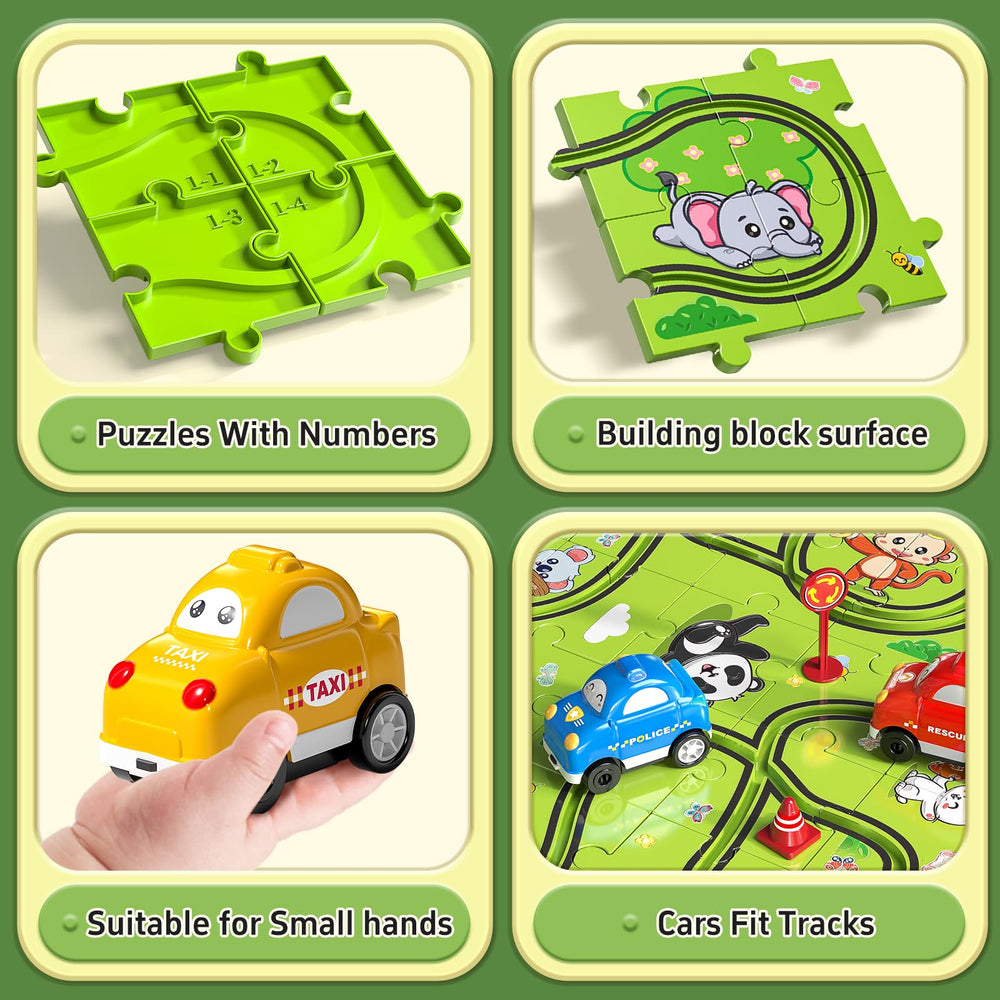 JUKUDAHU kids racing imagination boosts focused attention