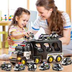 JUKUDAHU police car toy 2, sparks rescue-themed storytelling for kids.