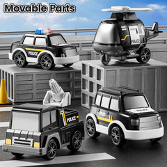 JUKUDAHU Police Truck toy bus supports cooperative play with friends.