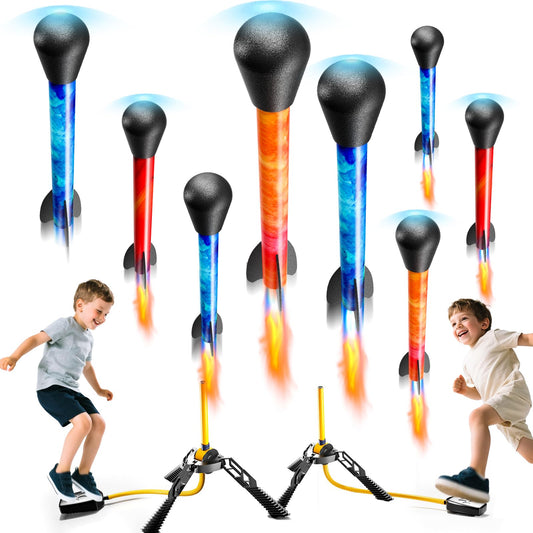JUKUDAHU rocket launcher set ready for outdoor play and easy launches.