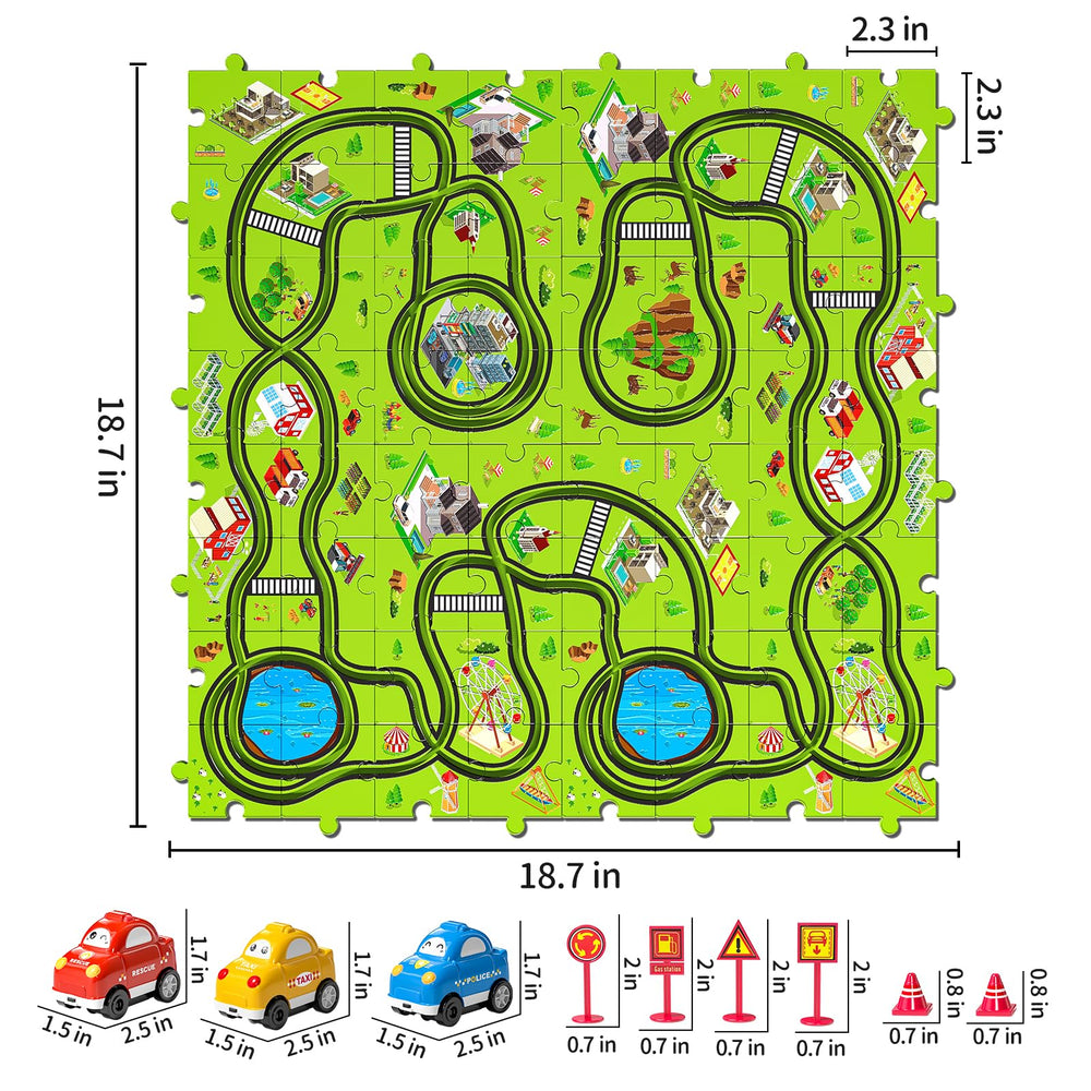Jukudahu smooth-design puzzle toy with kid-safe edges for indoor use.