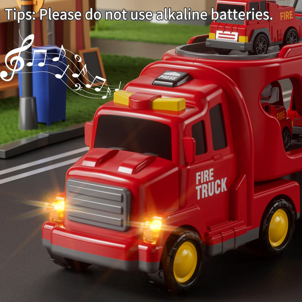 JUKUDAHU sprinkler car adds real life firefighting action for curious kids
