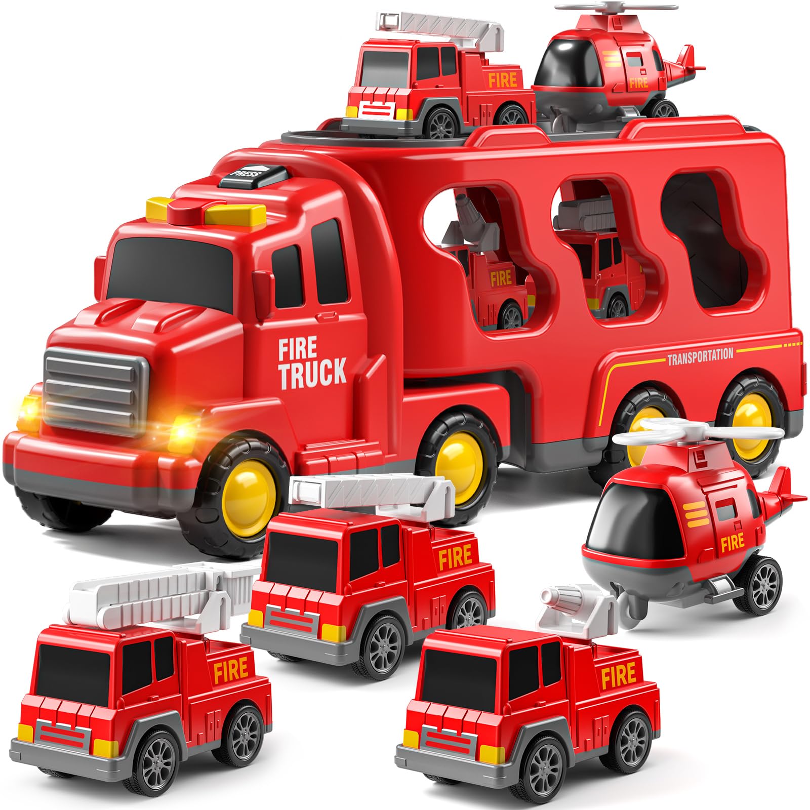 JUKUDAHU transport truck large boosts imaginative play and sharing