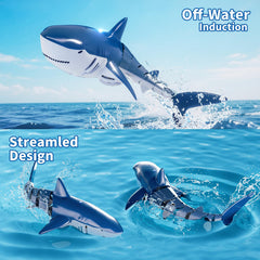 JUKUDAHU waterproof shark and rechargeable battery setup