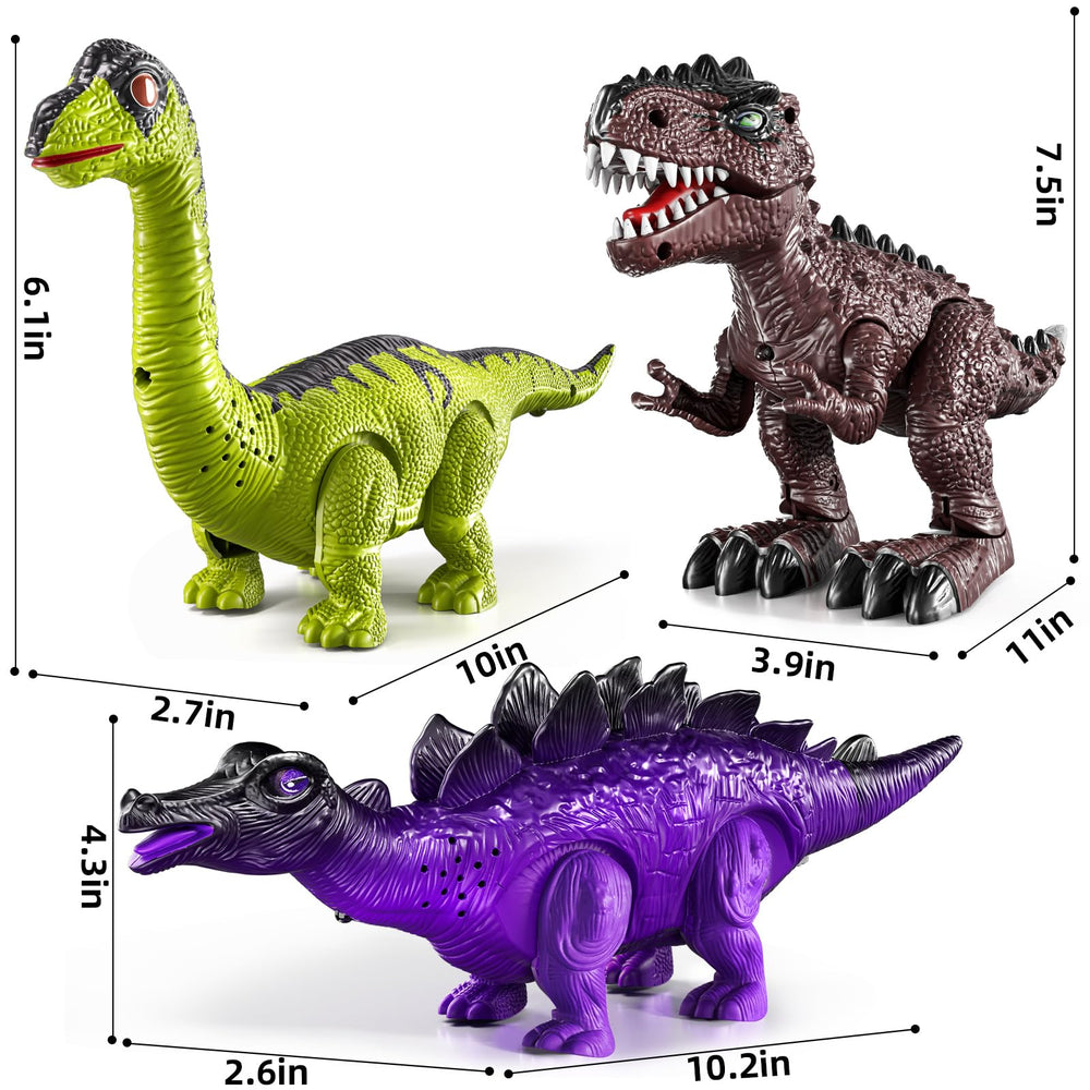 JUKUDAHU dinosaur figures together promote early learning about types