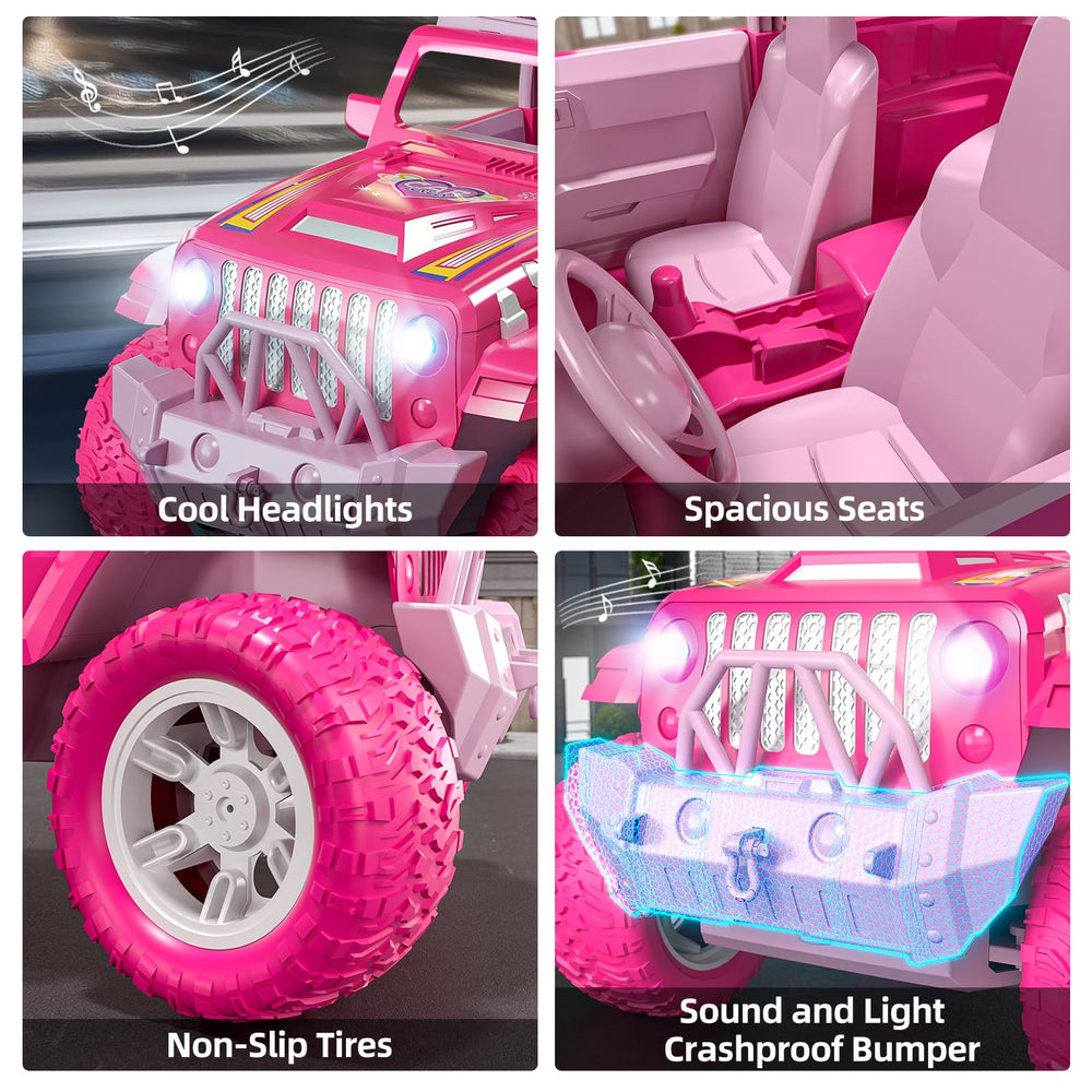 JUKUDAHU pink water spray effect for interactive play.