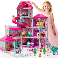 JUKUDAHU Villa Playset bedroom scene for imaginative storytelling
