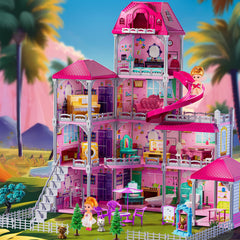 JUKUDAHU Villa Playset encourages imaginative play scenarios