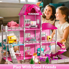 JUKUDAHU Villa Playset living room scene for cozy pretend families.