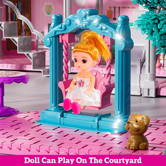 JUKUDAHU Villa Playset living room with sofa for cooperative play