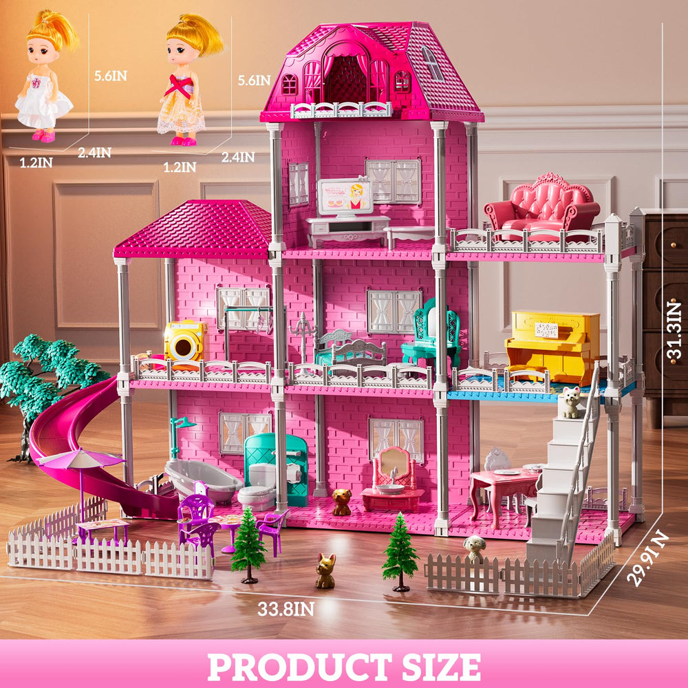 JUKUDAHU Villa Playset piano and sofa in a charming living space.