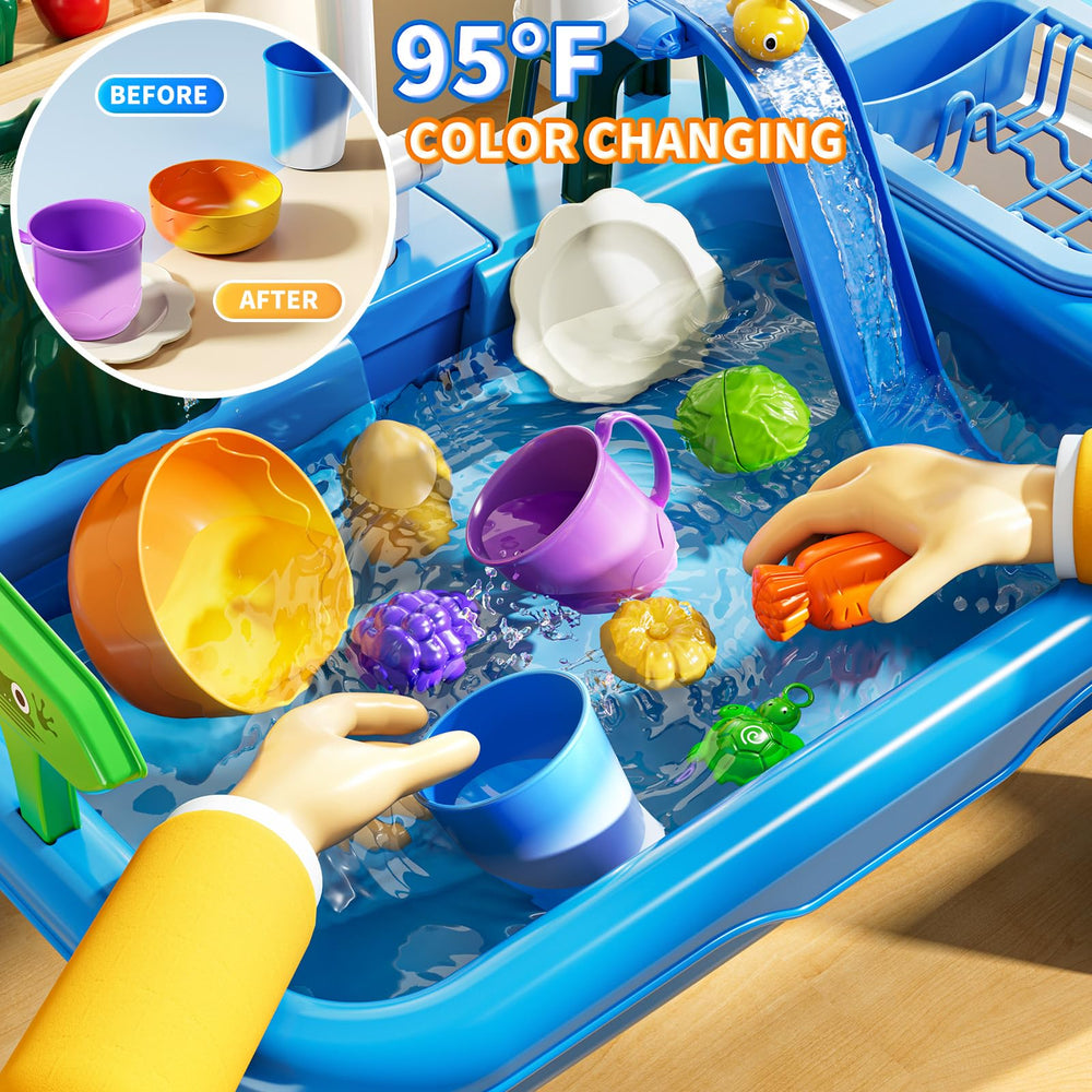JUKUDAHU water table running water feature supports sensory exploration for kids.
