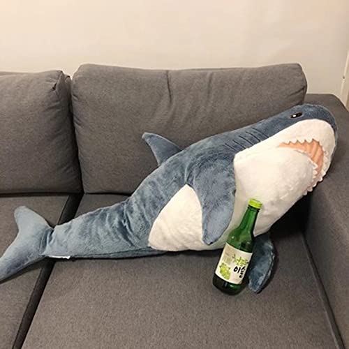 JULAN kid-friendly shark plush pillow makes a cozy bedtime gift