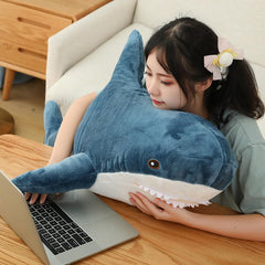 JULAN giant shark cushion decorates beds and sofas with playful energy