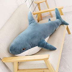 JULAN stuffed shark toy creates a charming bedroom decor accent