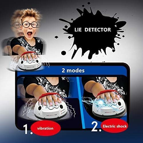 JULAN lie detector LED indicators showing escalating feedback for moments.