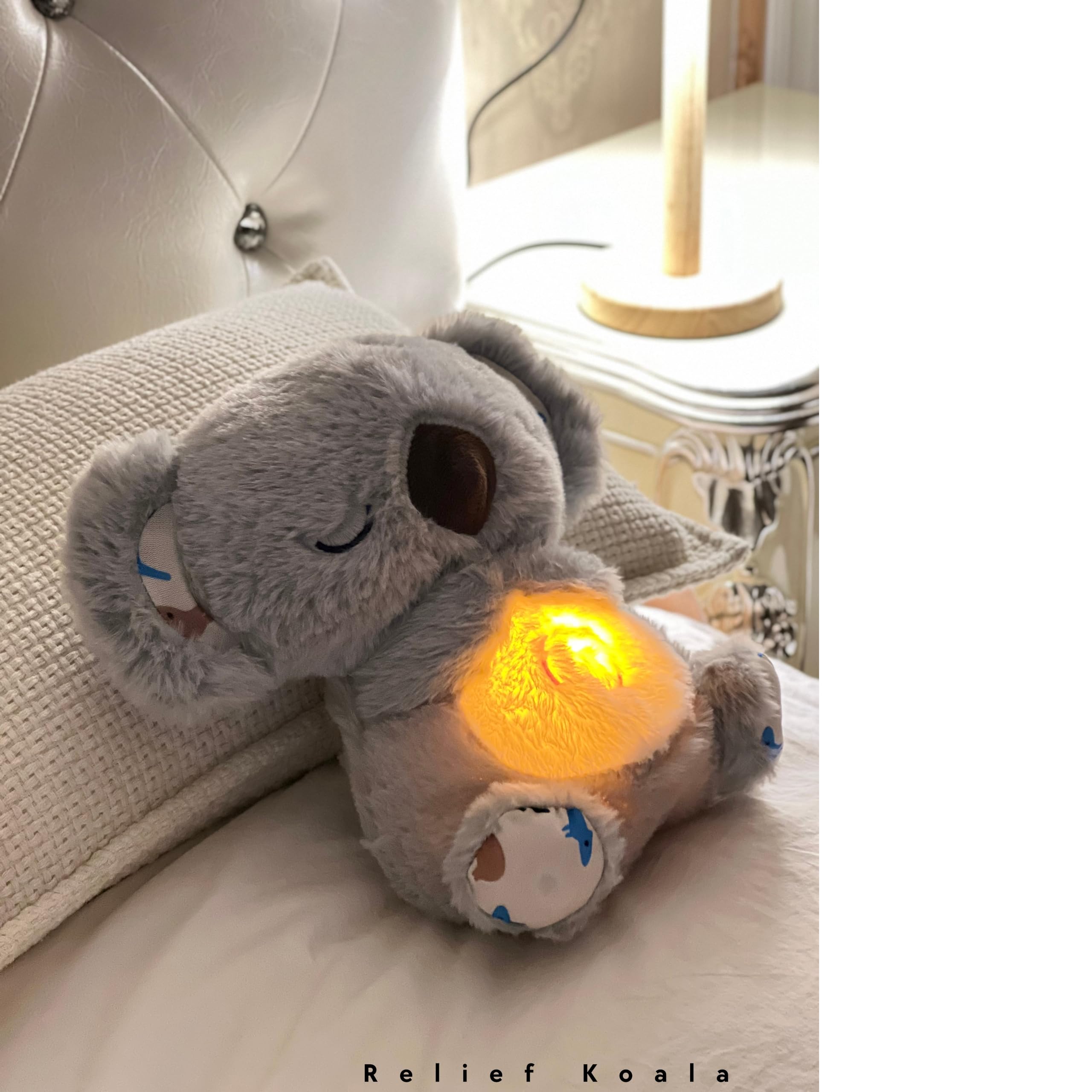 JULIDREAM Soft plush material offers cozy comfort for bedtime routines.