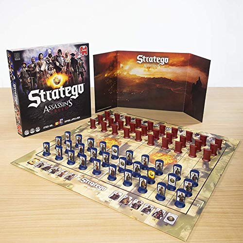 Jumbo Stratego Assassin's Creed screen—hidden information adds suspense