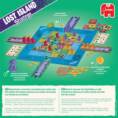 Four players gathered for Jumbo Stratego Lost Island multiplayer fun