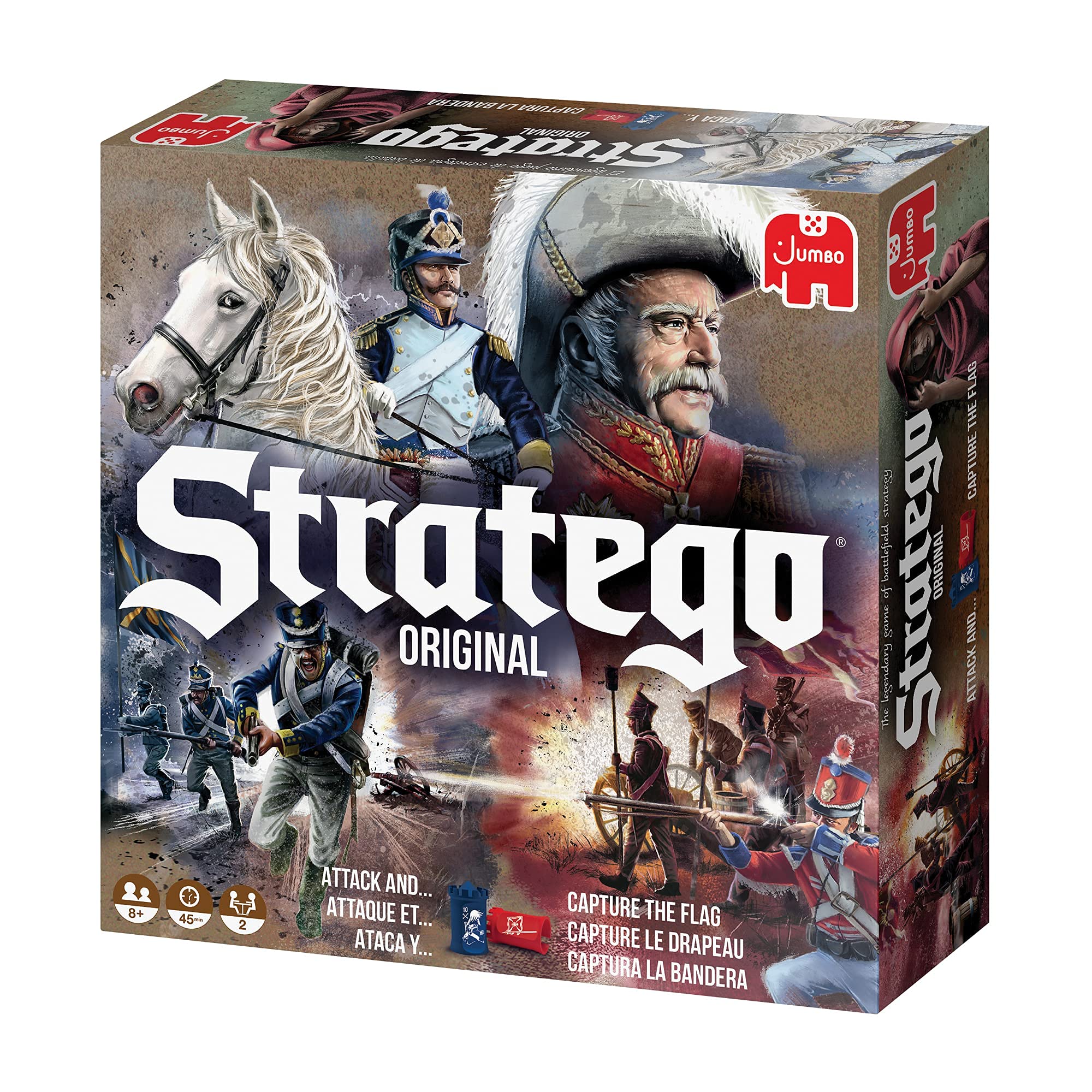 Jumbo Stratego Original family-friendly strategy game ideal for game nights