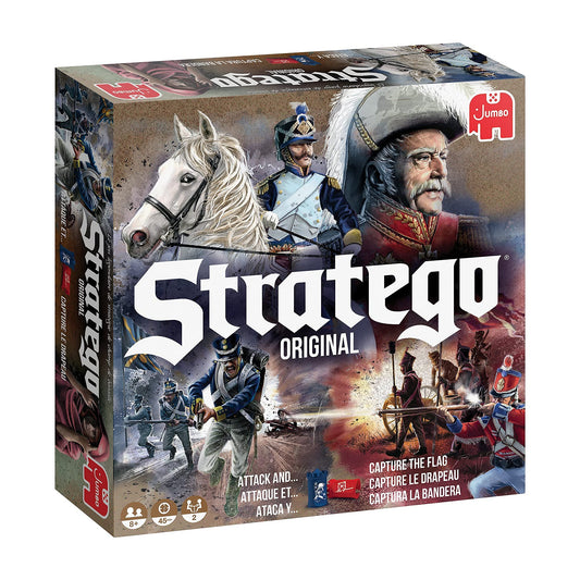 Jumbo Stratego Original game board top view for strategic two-player play