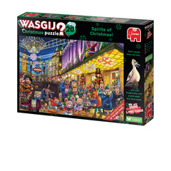 Jumbo Wasgij Christmas 20 recycled cardboard emphasizes sustainability in puzzle hobbies