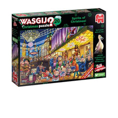 Jumbo Wasgij Christmas 20 two 1000-piece puzzles invite shared family or friend puzzle time