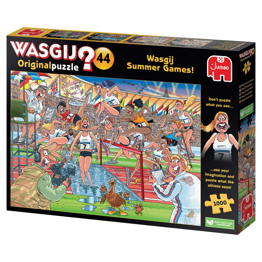 Wasgij Original 44 Summer Games challenges imagination by guessing the unseen scene.