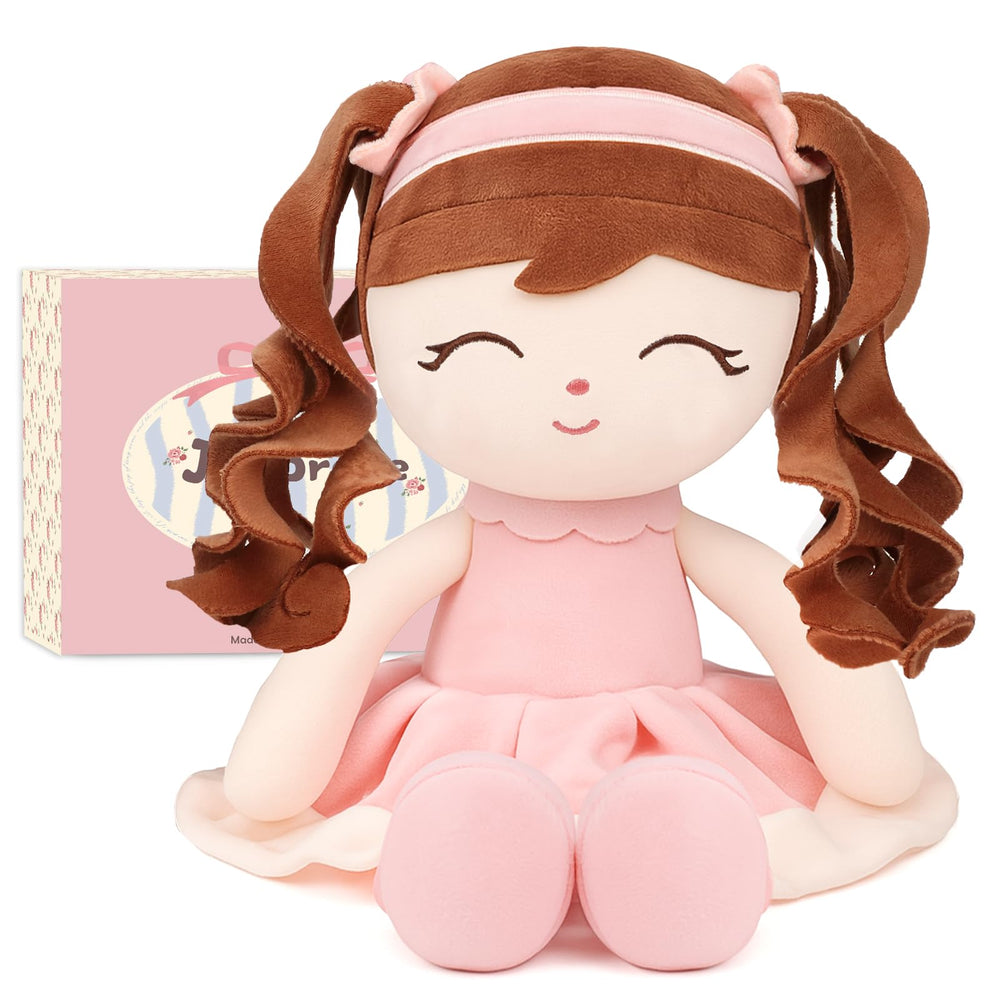 Jumbrace 16-inch pink soft baby doll, a cuddly playtime companion.