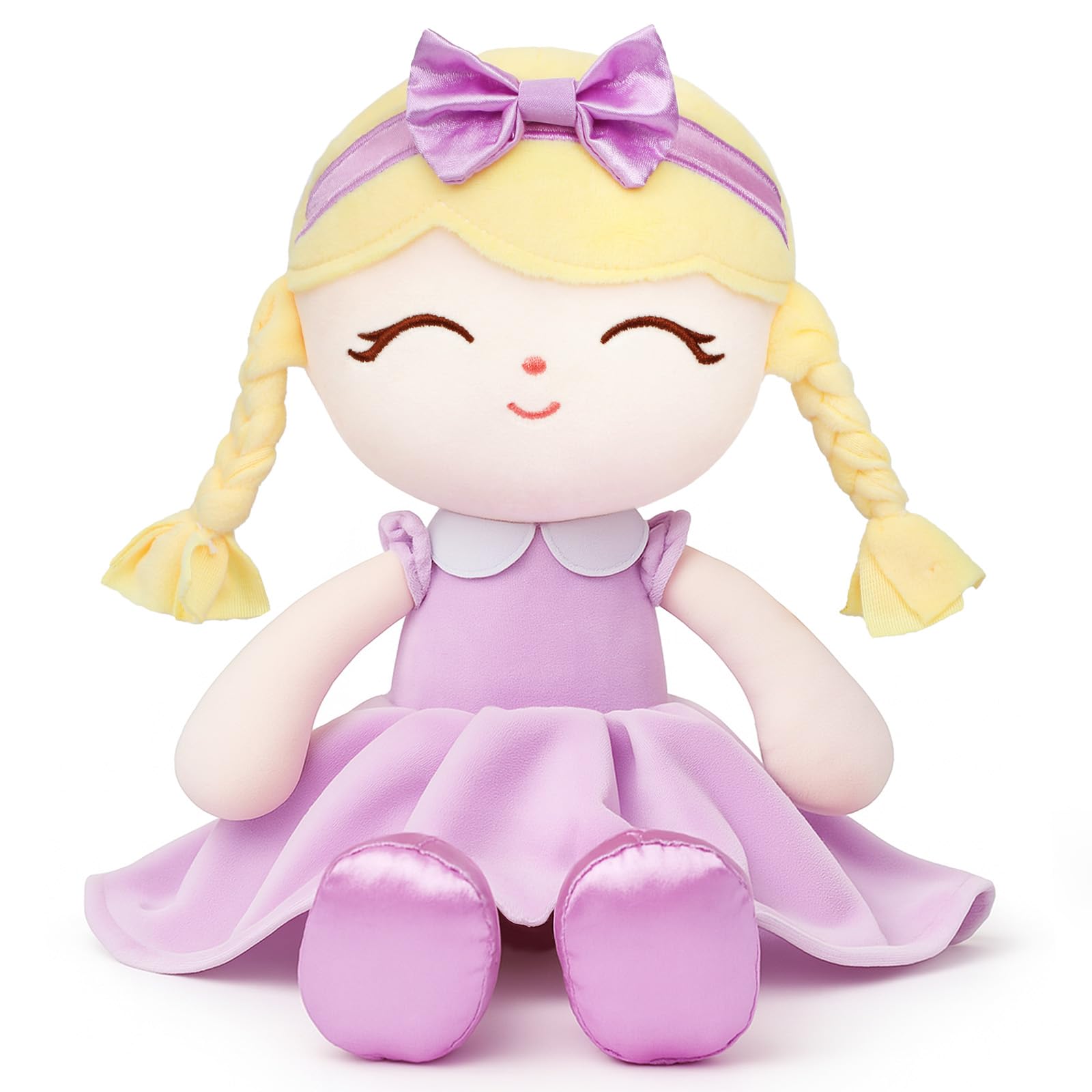 Jumbrace 16 inch purple doll playtime shot highlights imaginative scenes