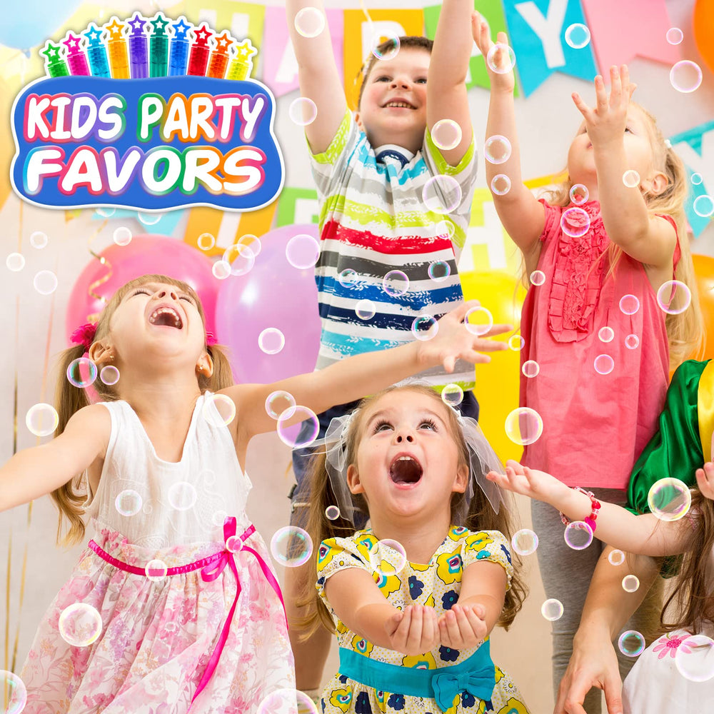 Bright color variety supports themed party coordination.