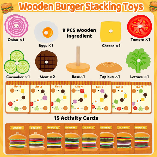 Jumlys burger ingredient pieces provide tactile play for motor development