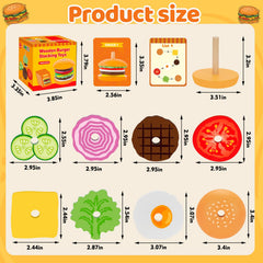 Jumlys burger storage bag keeps pieces organized for home or classroom