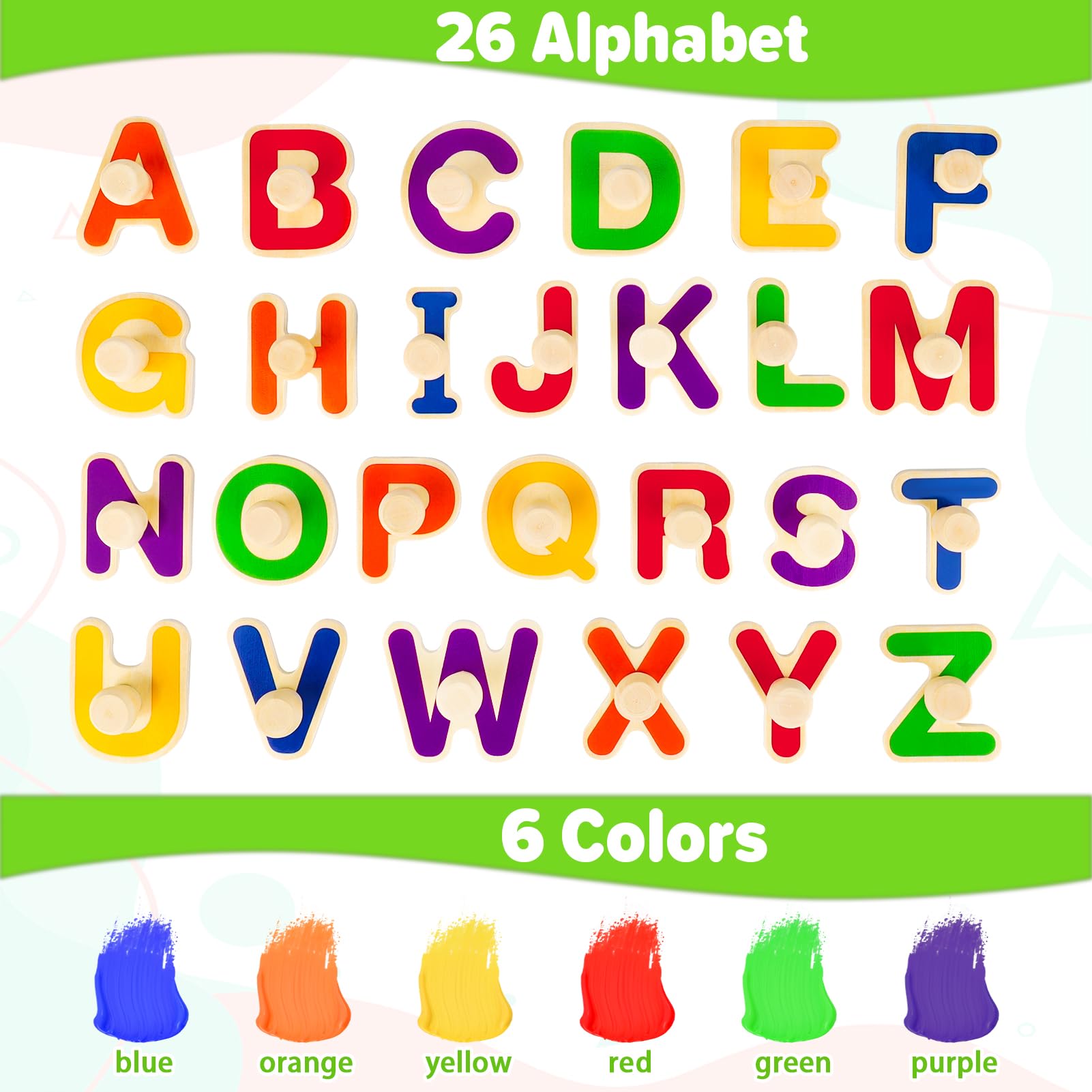 Jumlys wooden puzzle uses non-toxic finish for safe play