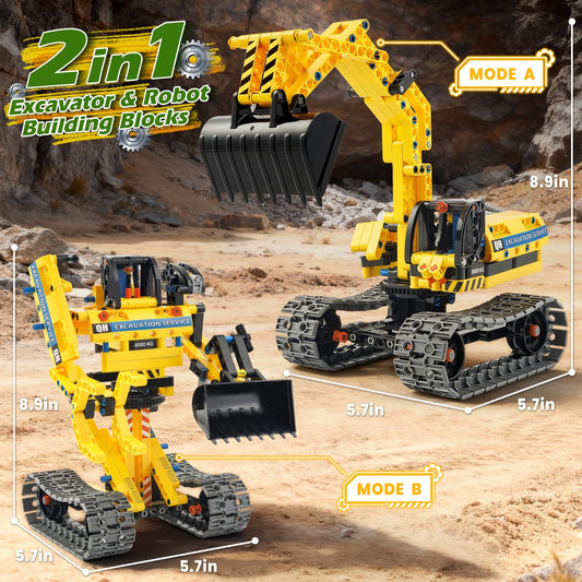 Jumlys STEM robot 2-in-1 conversion highlights modular bricks and assembly.