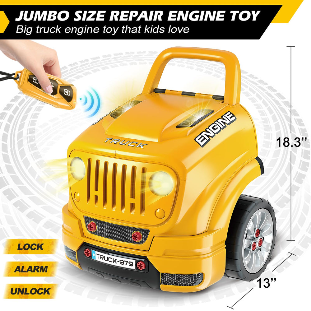 Jumlys toy truck with LED headlights sparks engaging nighttime-inspired play