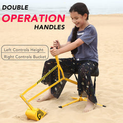 Jump Tastic Beach toys and foldable bucket included for easy transport.
