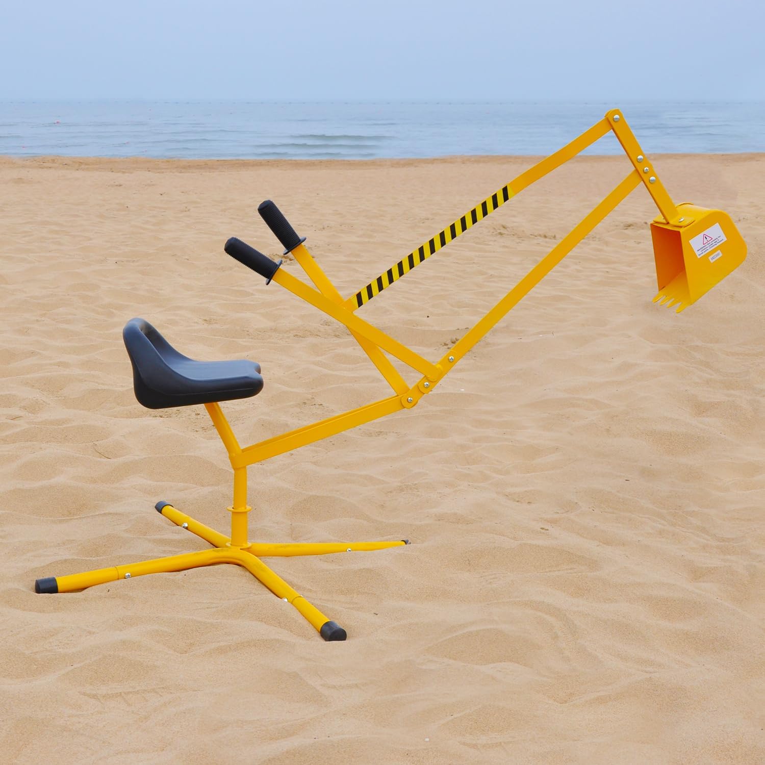 Jump Tastic Durable steel frame and sturdy base support active play.