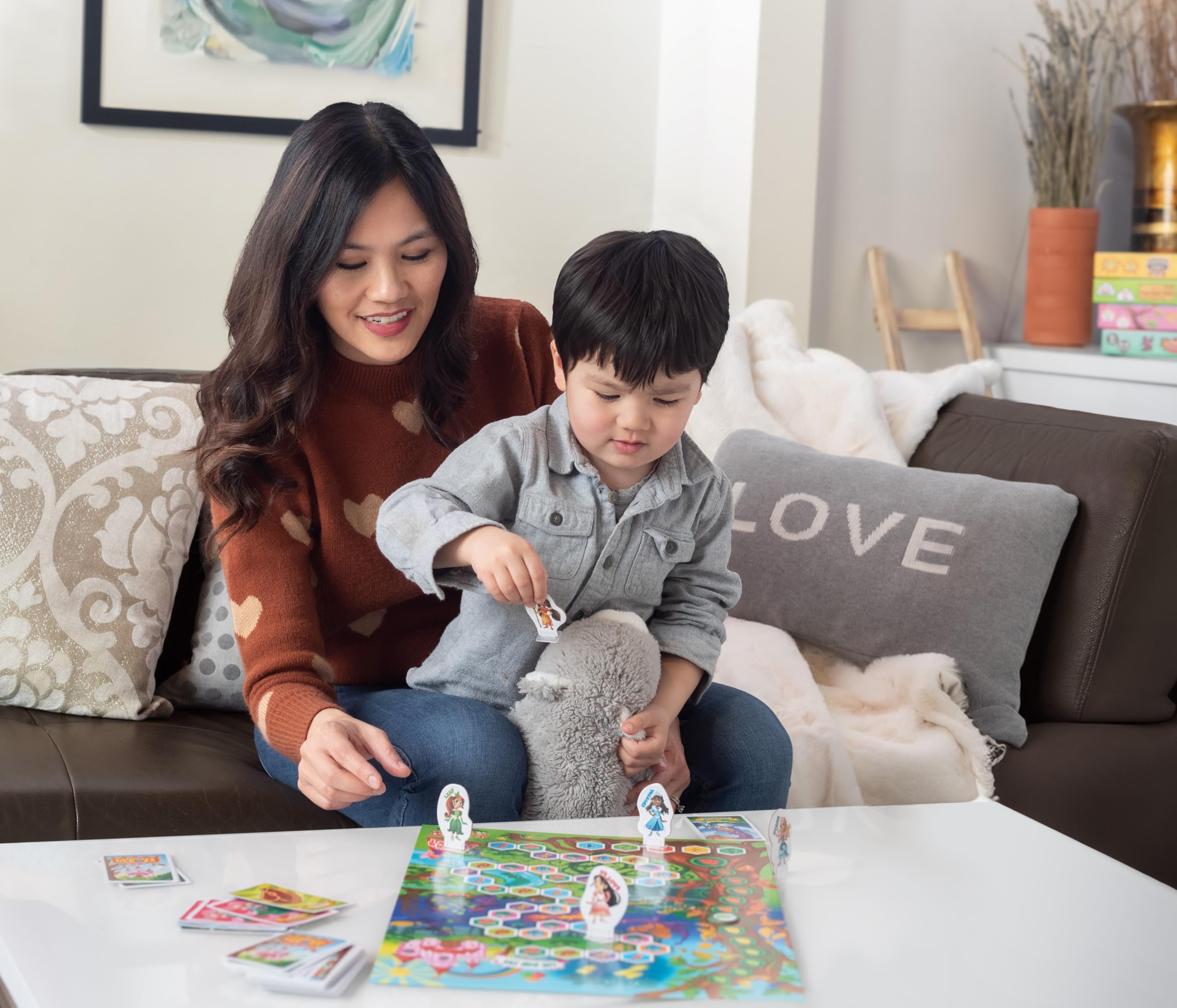 Colorful Princess Heroes family fun setup for 1–4 players
