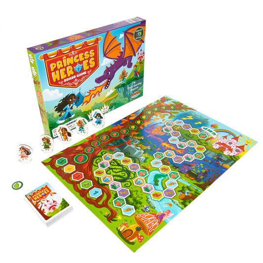 Princess Heroes image cards highlighting visual cues for matching