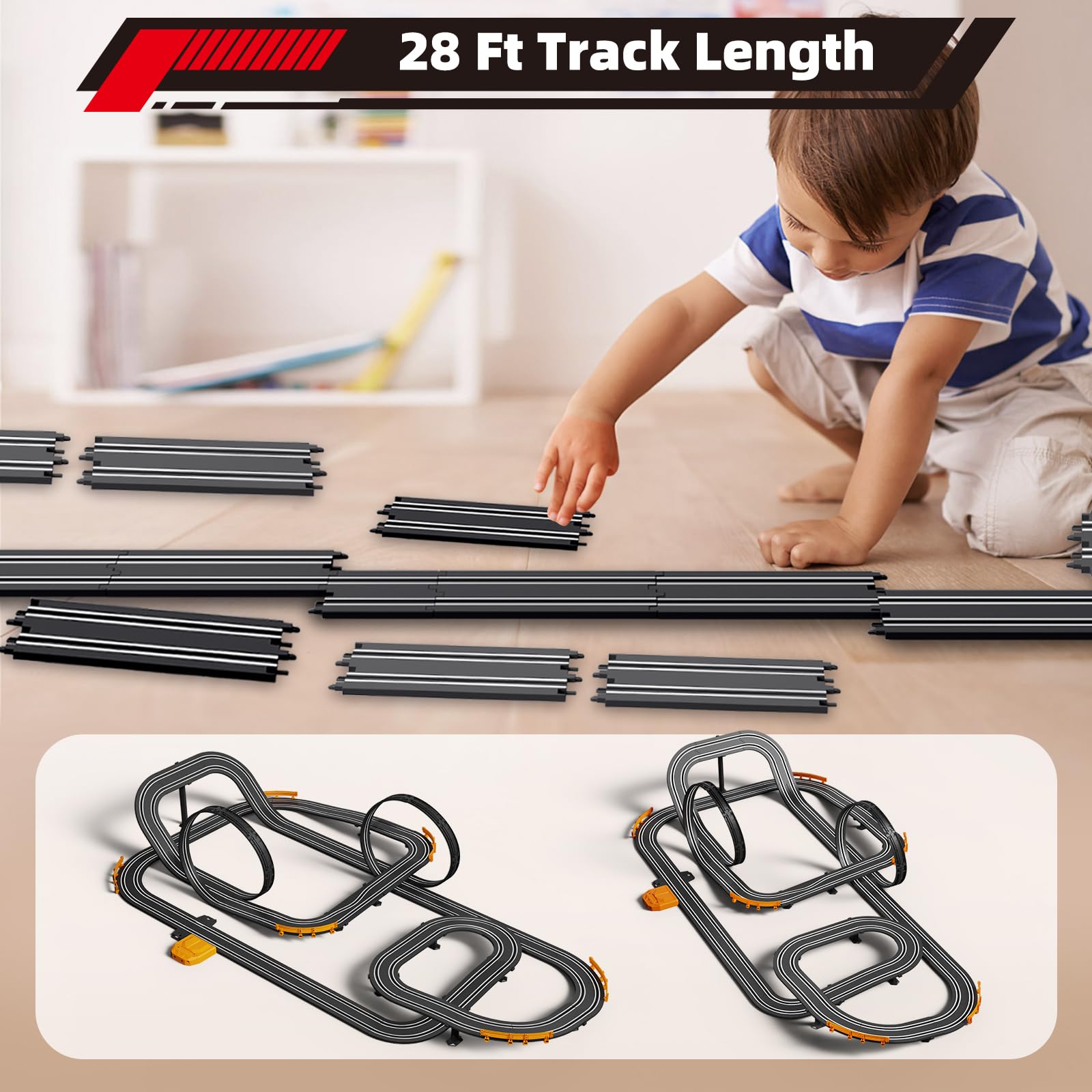 High-speed Jumplanma slot cars for thrilling play