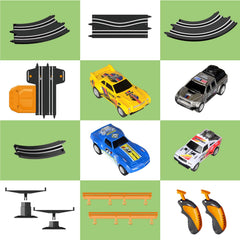 Jumplanma slot car track easy-assembly design simplifies setup.