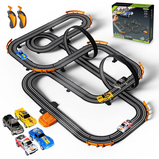 Jumplanma slot car track main layout ready for fast home racing and family fun.