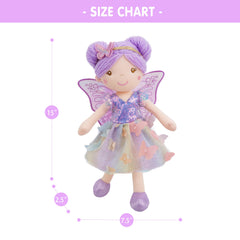 June Garden Celestia stands 15 inches for hugs and storytelling.