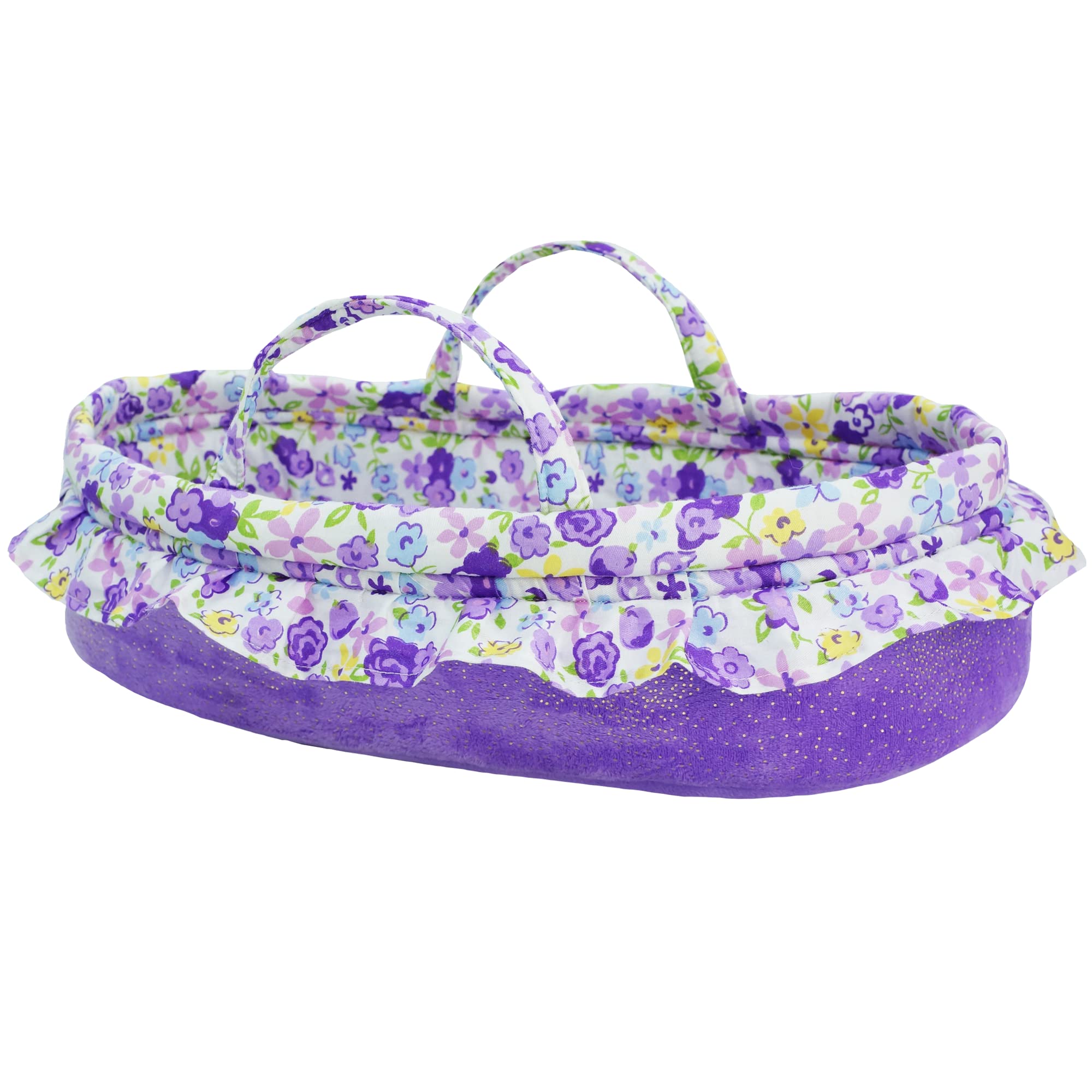 June Garden Cozy Dream Doll Bassinet fits 18-inch American Girl dolls