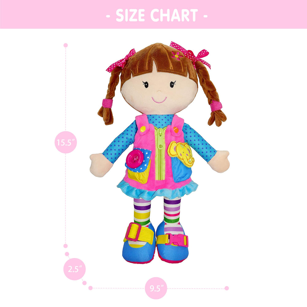 June Garden Belle helps kids learn seven dressing steps through engaging play