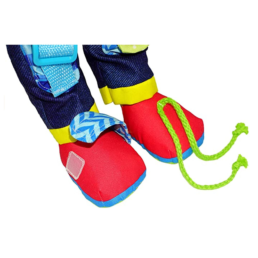 June Garden Dressy Friends Isaiah carry-along clip makes it a durable travel companion