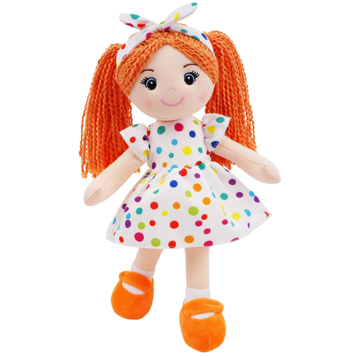 June Garden Bella face embroidery for a friendly, lovable toy.