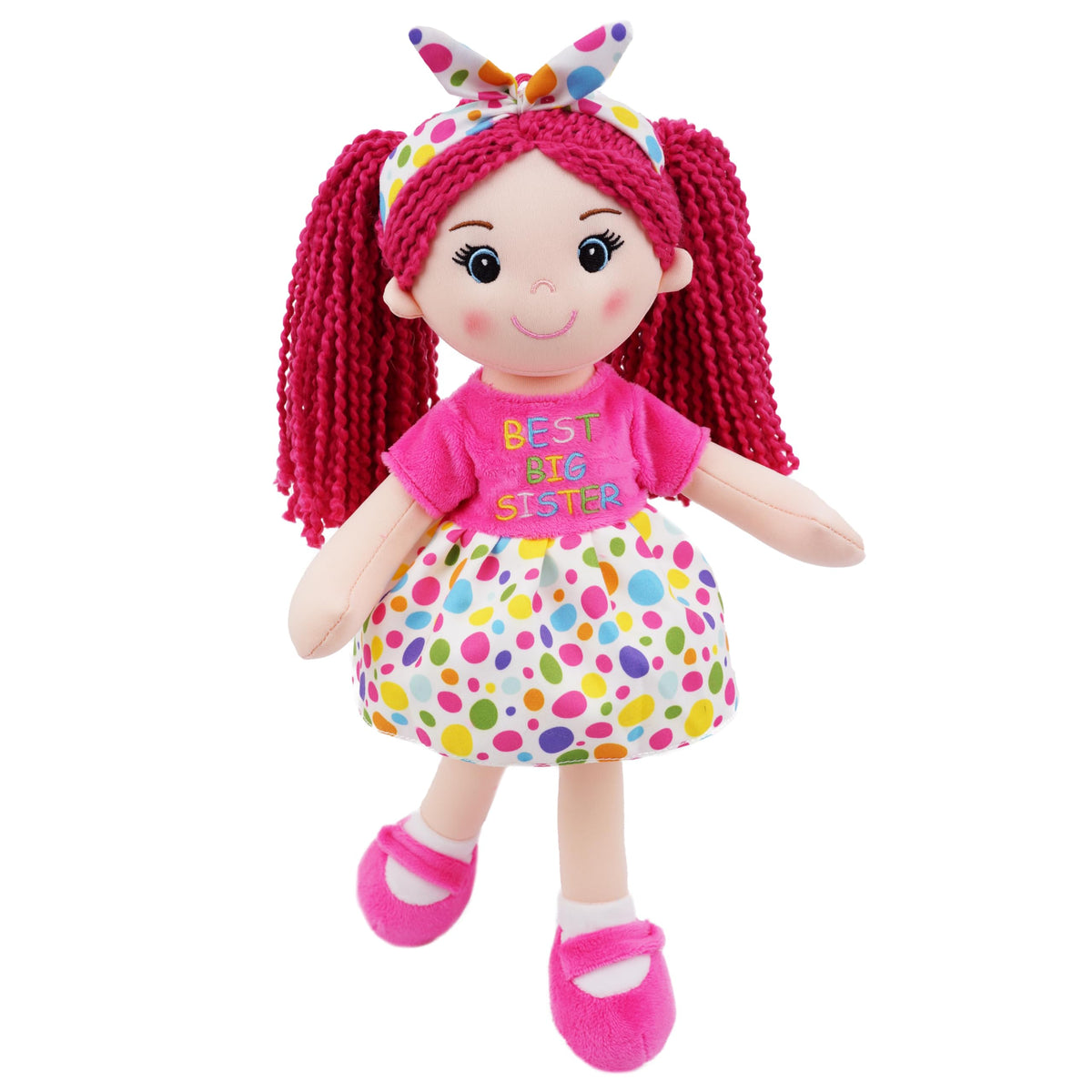 June Garden Sophie front view plush doll for cuddling and imaginative play