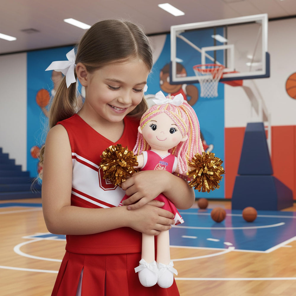 June Garden Sophie soft rPET fillings highlight sustainable toy design.